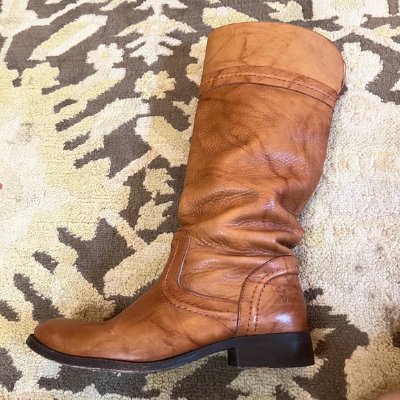 Frye Melissa brown leather riding boots Size 7 - Picture 11 of 14